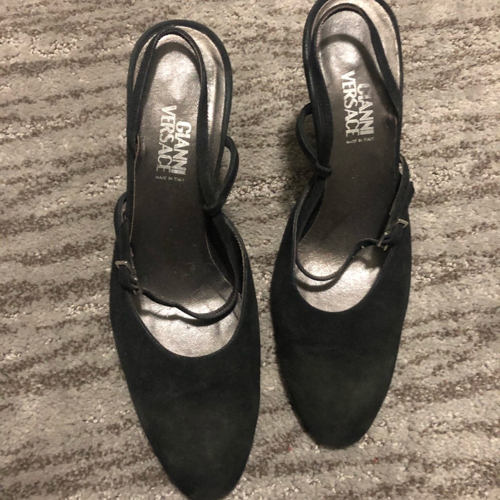 Gianni Versace Suede Heels